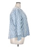 Style&Co 100% Cotton Blue 3/4 Sleeve Blouse Size 3X - photo 4