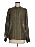 BCBG Paris 100% Recycled Polyester Green Long Sleeve Blouse Size M - photo 1