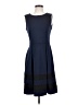 Calvin Klein Color Block Blue Cocktail Dress Size 4 - photo 1
