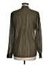 BCBG Paris 100% Recycled Polyester Green Long Sleeve Blouse Size M - photo 2