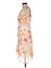 Chaps 100% Polyester Floral Orange Cocktail Dress Size 8 - photo 5