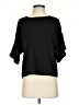 Who What Wear 100% Polyester Black 3/4 Sleeve Top Size S - photo 1