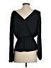 Banana Republic 100% Polyester Black Long Sleeve Blouse Size XS - photo 2