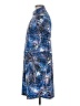 Tail Print Blue Casual Dress Size M - photo 5