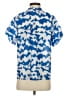 THML 100% Rayon Blue Short Sleeve Blouse Size S - photo 2