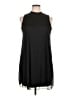 Annalee + Hope 100% Polyester Solid Black Casual Dress Size XL - photo 1