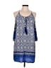 AaKaa Blue 3/4 Sleeve Blouse Size M - photo 1
