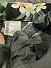 Unbranded 100% Polyester Tropical Black Short Sleeve Blouse Size L - photo 7