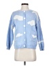 Unbranded Print Blue Cardigan Size S (estimated) - photo 1