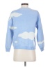 Unbranded Print Blue Cardigan Size S (estimated) - photo 2