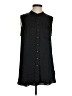 DR2 100% Polyester Black Sleeveless Blouse Size S - photo 1