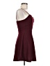 Assorted Brands Solid Burgundy Cocktail Dress Size M - photo 4