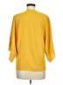 Unbranded 100% Polyester Yellow 3/4 Sleeve Blouse Size M - photo 2