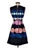 Ted Baker London Graphic Blue Cocktail Dress Size 2 (0) - photo 2