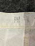 Gap Kids 100% Cotton Solid Ivory Denim Shorts Size 10 - photo 3