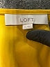 Ann Taylor LOFT 100% Polyester Yellow Long Sleeve Blouse Size M - photo 7