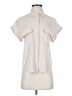 Evereve 100% Polyester Ivory Short Sleeve Blouse Size XS - photo 1