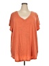 Torrid Orange Short Sleeve T-Shirt Size 5X Plus (5) - photo 1