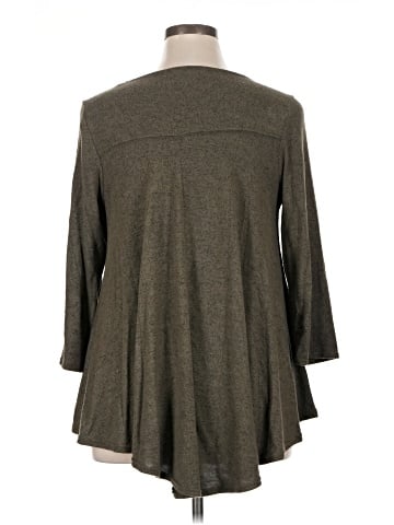 Green Envelope 3/4 Sleeve T-Shirt (view 2)