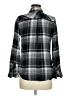 Rails Plaid Gray Long Sleeve Button-Down Shirt Size M - photo 2