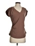 Athleta Brown Short Sleeve Top Size S - photo 1