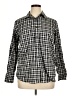 Chaps 100% Cotton Black Long Sleeve Polo Size 1X - photo 1