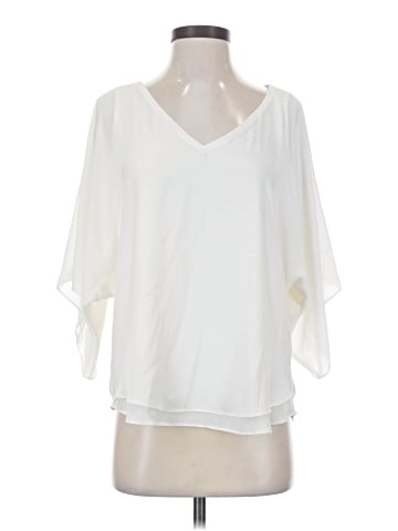 White House Black Market 3/4 Sleeve Blouse (view 1)