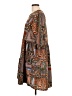 Assorted Brands Print Brown Casual Dress Size 10 (estimated) - photo 5