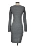 Leith Solid Gray Casual Dress Size S - photo 2