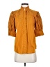 J.Crew 100% Cotton Orange Short Sleeve Blouse Size XS - photo 1