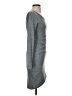 Leith Solid Gray Casual Dress Size S - photo 4