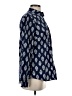 J.Crew Paisley Blue Long Sleeve Blouse Size S - photo 4