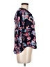 Eyeshadow Floral Black 3/4 Sleeve Blouse Size M - photo 4