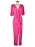 ee:some Solid Pink Jumpsuit Size L - photo 1