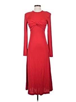 side slit satin a line cami dress A-Line Spaghetti Strap Satin Prom Dress with Side Slit