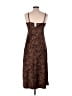 Gap 100% Polyester Animal Print Brown Casual Dress Size M - photo 2