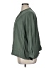 ABLE 100% Viscose Solid Green Long Sleeve Blouse Size XL - photo 5