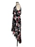 Elle 100% Polyester Floral Black Cocktail Dress Size M - photo 5