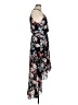 Elle 100% Polyester Floral Black Cocktail Dress Size M - photo 4