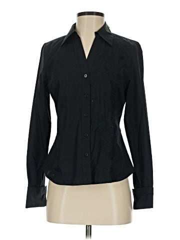 Petite Sophisticate Long Sleeve Blouse (view 1)