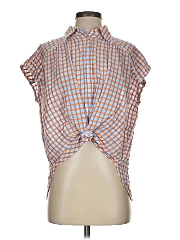 Pilcro by Anthropologie Sleeveless Button-Down Shirt (view 1)