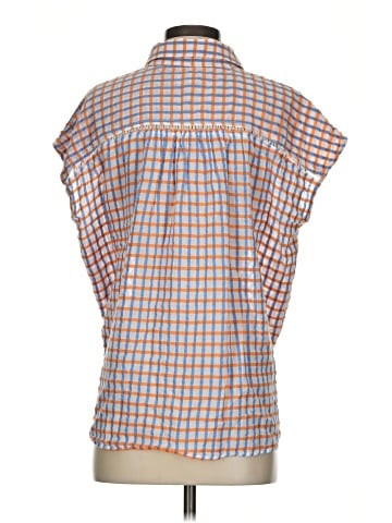 Pilcro by Anthropologie Sleeveless Button-Down Shirt (view 2)