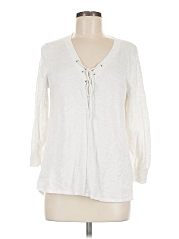 Repeat Cashmere 3/4 Sleeve T-Shirt (view 1)