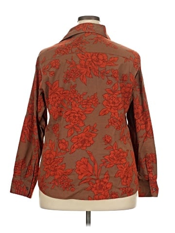 Coldwater Creek 3/4 Sleeve Button-Down Shirt (view 2)