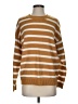 Andree by UNIT Stripes Brown Pullover Sweater Size S - photo 1