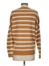 Andree by UNIT Stripes Brown Pullover Sweater Size S - photo 2