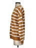 Andree by UNIT Stripes Brown Pullover Sweater Size S - photo 5