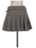MNG Houndstooth Gray Casual Skirt Size XXS - photo 2