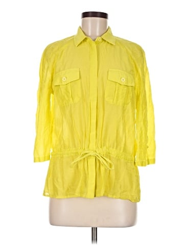Jones New York 3/4 Sleeve Button-Down Shirt (view 1)