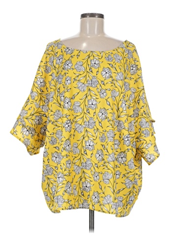 Ellos 3/4 Sleeve Blouse (view 1)